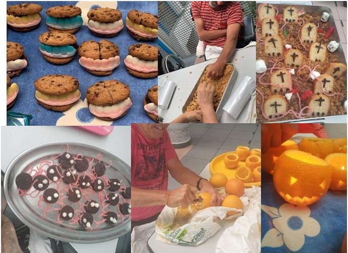 En las imágenes los dulces elaborados por los usuarios